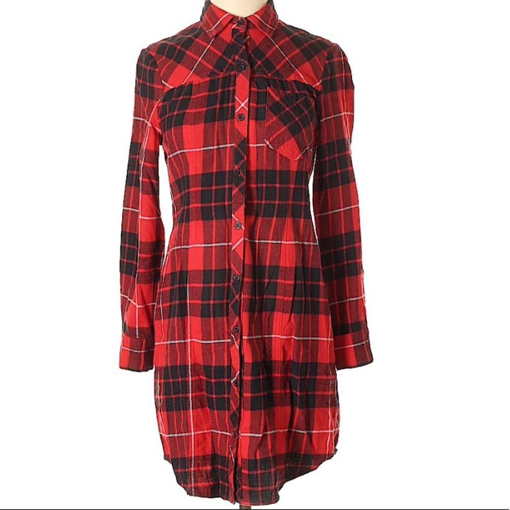🍂🍁BDG flannel tunic dress🍂